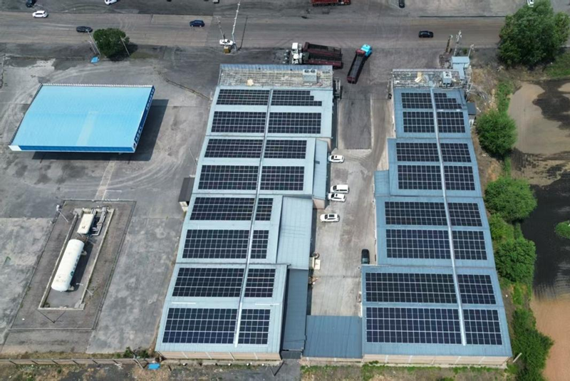 长治三峰冷库重卡充电光伏发电项目